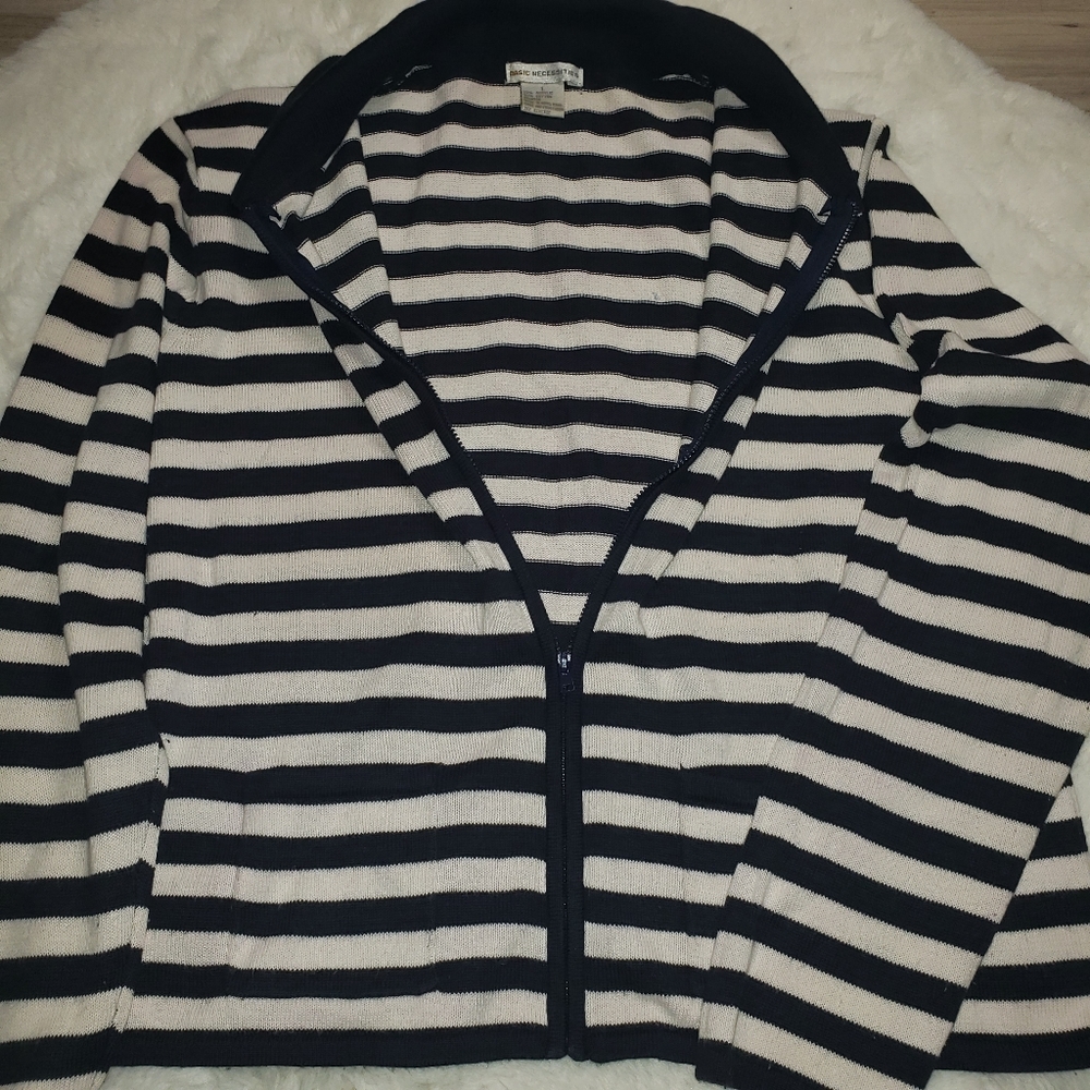 Basic Necessities Zippered Sweater - image 2